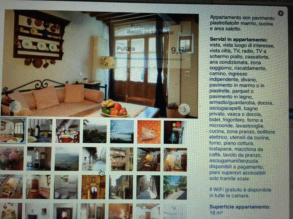 Appartement Casa Mia A Cortone Chambre photo